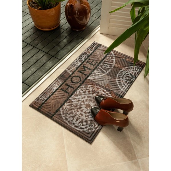 Фото - Килимок придверний Multyhome Wood Medallion 45x75 см (EU5000094)